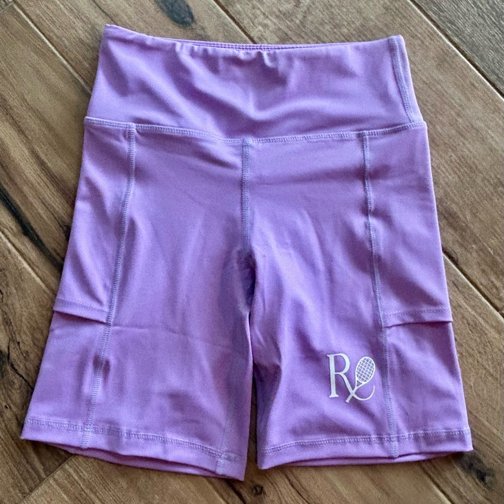 Women’s Purple Biker Tennis Work Out Shorts-XS, The Farmers Market Globa…
